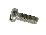 Screw Bolt, M6x15 mm, half  round head, straight screwdrive, full thread