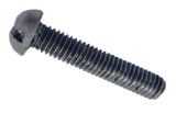 Screw Bolt, M6x35 mm, round head, straight screwdrive, full thread