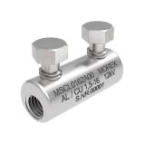 Luster terminal, aluminum, 1-pole, 6mm2, 10A, 450V, silver, MSCL0162A00, MOREK