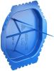 Universal protective cap, for console box, ф60mm, blue, 1181-65, KAISER
