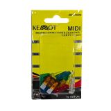 Car fuse, blade type, 19mm, 5~30A, 12VDC, UNIVAL, set, 10 pcs., BEZ4006