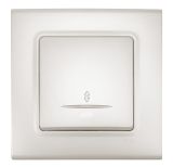 Електрически ключ, LED, перла, за вграждане от серия Linnera life на Viko Panasonic, 90403019-BG