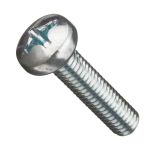 Болт, M4x15 mm, полуобла глава, кръстата отвертка