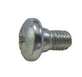 Screw Bolt, M6x10 mm, half round head, cross screwdriver