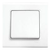 Switch one-way single, for built-in, 10A, 250VAC, white, Linnera S, Viko by Panasonic, 91400001