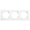 2-gang cover frame, white, Linnera S, Viko, 91480003