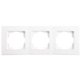 3-gang cover frame, white, Linnera S, Viko, Panasonic 91480003