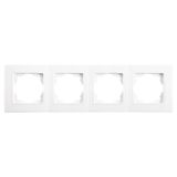 4-gang cover frame, white, Linnera S, Viko, Panasonic 91480004