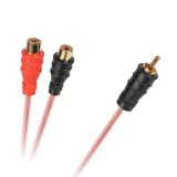 Кабел 1xRCA/m- 2xRCA/f, 0.2m, KPO2615