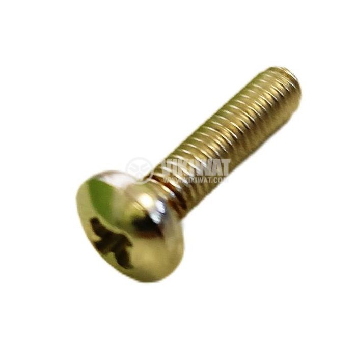 Bolt, M3x10 mm, cylinder head, cross screwdriver, full thread
 - Vikiwat Bolt, M3x10 mm, cylinder head, cross screwdriver, full thread