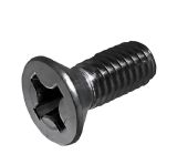 Screw Bolt, M4x12 mm, countersunk head, cross screwdriver, full thread