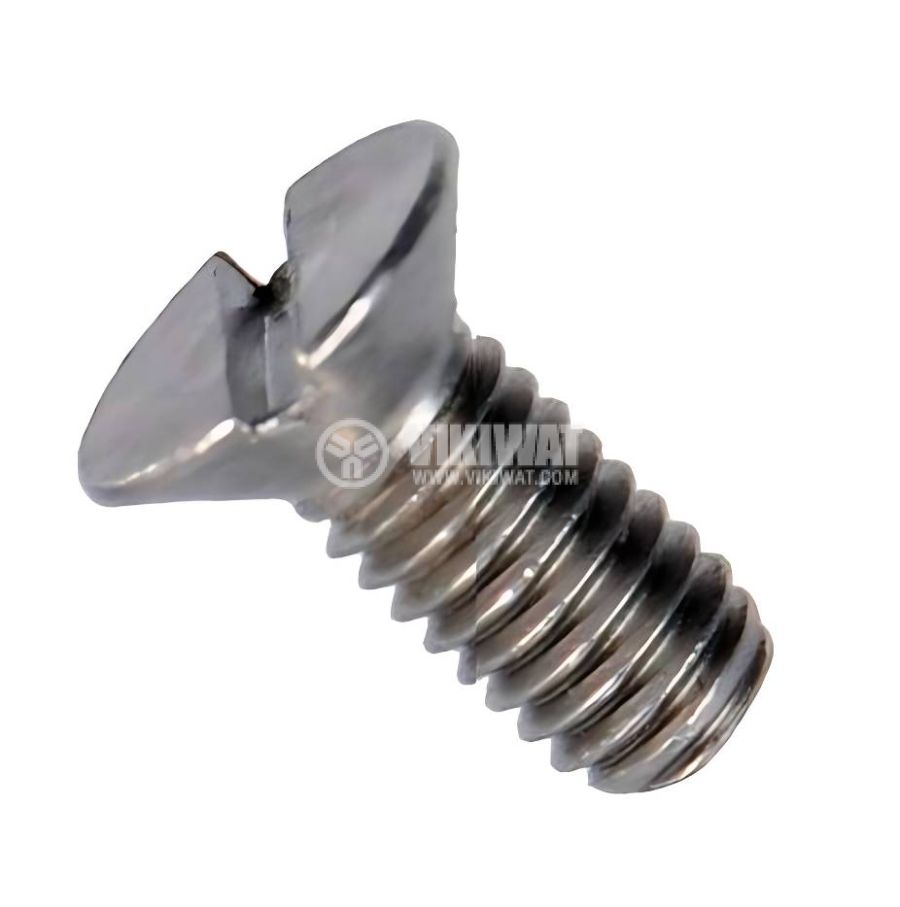Screw Bolt, M5x12 mm, countersunk head, straight screwdriver
 - Vikiwat Screw Bolt, M5x12 mm, countersunk head, straight screwdriver