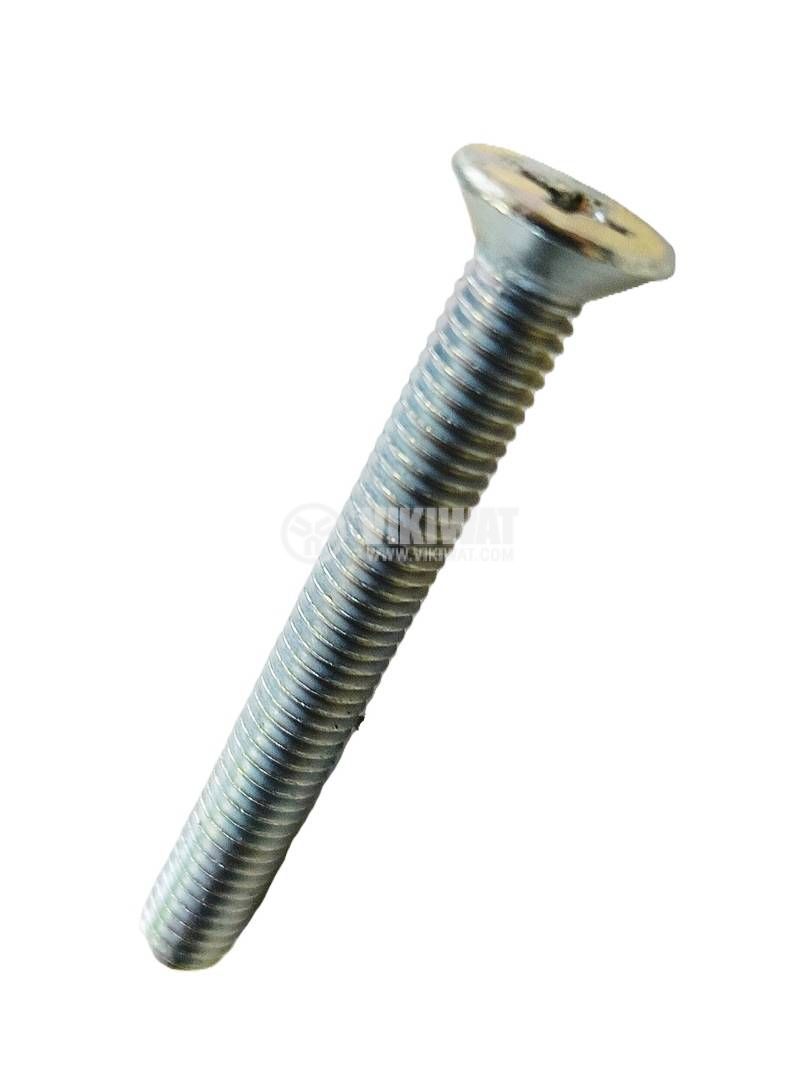 Screw Bolt, M5x12 mm, countersunk head, cross screwdriver, full thread
 - Vikiwat Screw Bolt, M5x12 mm, countersunk head, cross screwdriver, full thread
