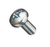 Screw Bolt, M6x8 mm, half round head, cross screwdriver
