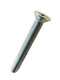 Screw Bolt, M6x50 mm, countersunk head, cross screwdriver, full thread
