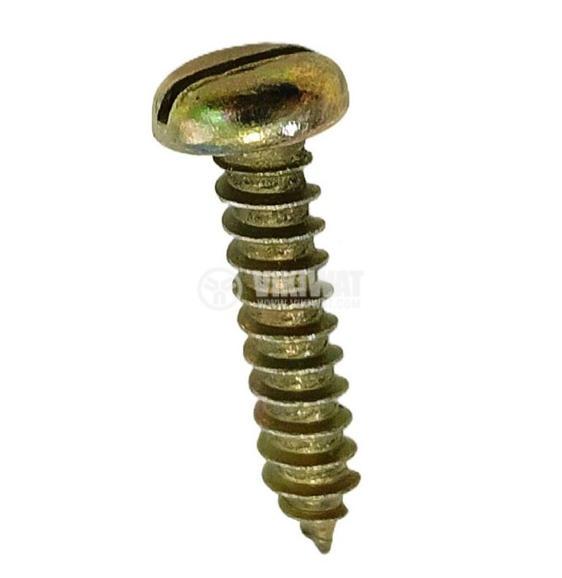 Screw, self-tapping, 2.9x13 mm, for metal, half round head, stright screwdriver
 - Vikiwat Screw, self-tapping, 2.9x13 mm, for metal, half round head, stright screwdriver