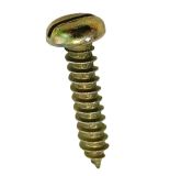 Screw, self-tapping, 3.9x9.5 mm, for metal, half round head, stright screwdriver

