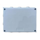 Plastic universal box 150x110x70mm, ABS, gray, with lid, VEMARK