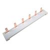 Comb busbar 1P, 63А, 6 pins, 110mm, with end cap