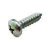 Screw, self-tapping, 3.5x9.5 mm, for metal, half round head, cross screwdriver
