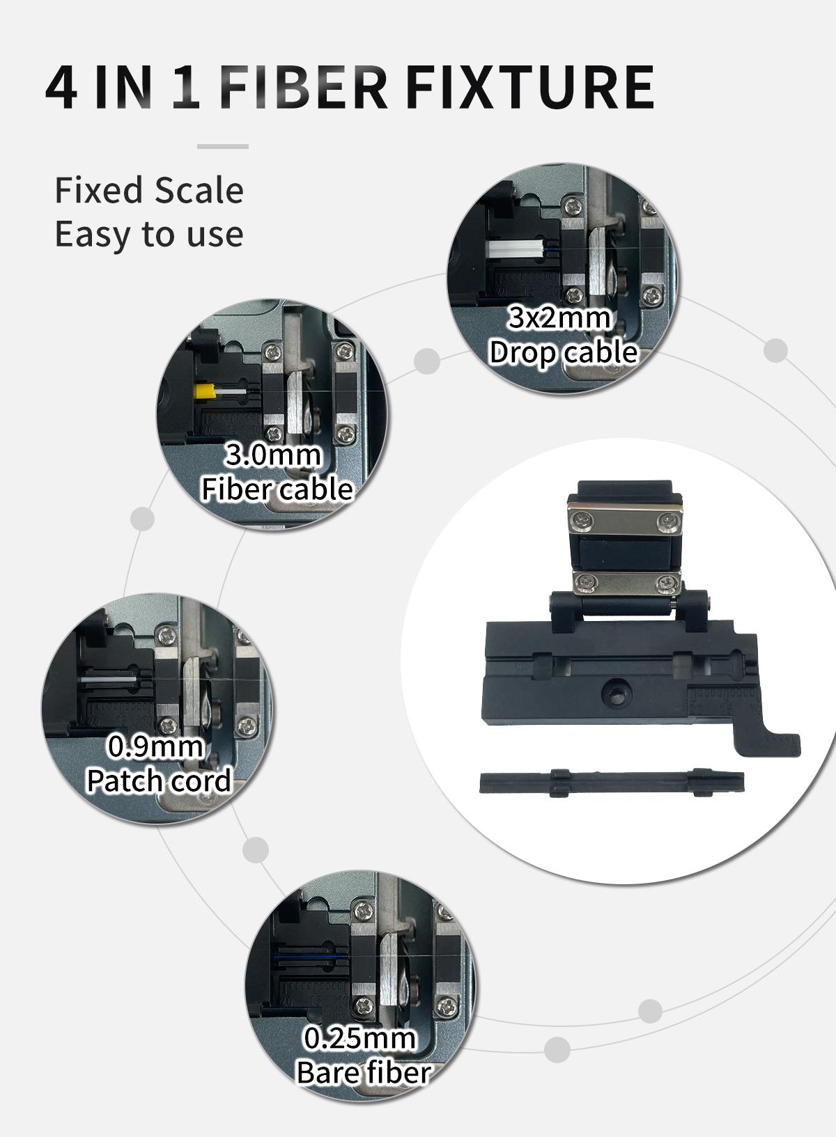 Optical cable cutting machine, 4in1, up to φ0.125mm, FB-1618C, PRO'S KIT