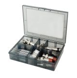 Organizer for tools, fasteners, with 10 compartments, 133x105x30mm, plastic, SB-6009, PRO'S KIT