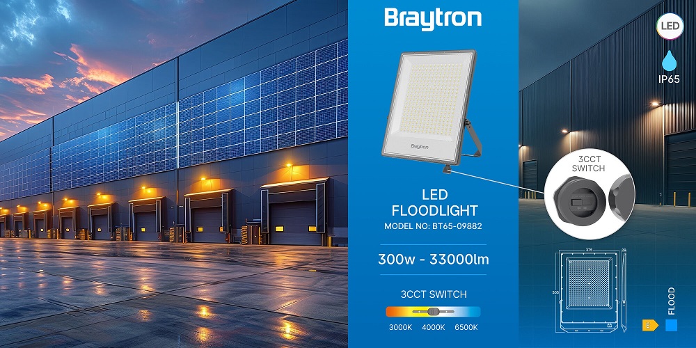 Мощен LED прожектор 300W