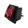 Rocker превключвател, 2 позиции, OFF-ON, 30A/250VAC, отвор 22х30mm, 4 извода, IP66 - 1