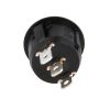Rocker превключвател, 3 позиции, ON-OFF-ON, 6A/250VAC, отвор ф20mm, 3 извода - 2