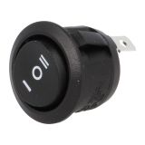 Rocker превключвател, 3 позиции, ON-OFF-ON, 6A/250VAC, отвор ф20mm, 3 извода