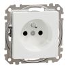 Electrical socket, Schuko French, 16 A, white, Sedna, SDD111011