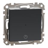 Електрически ключ сх.1 единичен, 10A, 250VAC, антрацит, за вграждане, Sedna, SDD114508