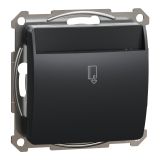 Електрически ключ ключ за карта, 10A, 250VAC, антрацит, за вграждане, Sedna, SDD114121E
