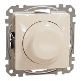 Електрически ключ Димер, 3-370W , 230VAC, бежов, за вграждане, Sedna, SDD112501