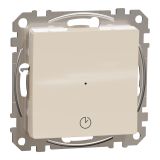Електрически ключ сх.1 единичен, 10A, 250VAC, бежов, за вграждане, Sedna, SDD112508