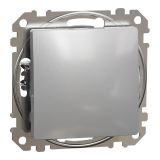 Електрически ключ сх.6 девиаторен, 16A, 250VAC, алуминий, за вграждане, Sedna, SDD113166