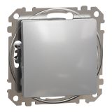 Електрически ключ сх.6 девиаторен, 10A, 250VAC, алуминий, за вграждане, Sedna, SDD113106