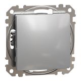 Електрически ключ сх.7 кръстат, 10A, 250VAC, алуминий, за вграждане, Sedna, SDD113107