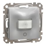 Електрически ключ pir датчик, 10A, 230VAC, алуминий, за вграждане, Sedna, SDD113504