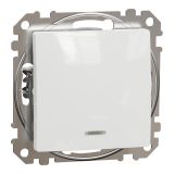 Electric switch 6-way, 10A, 250VAC, white, for recessed installation, Sedna, SDD111106L