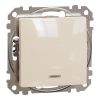 Electric switch box 1 single, 10A, beige, Sedna, SDD112101N