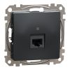 Computer socket, RJ45, anthracite, Sedna, SDD114451