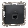 Computer socket, RJ45, anthracite, Sedna, SDD114466