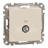 TV socket, for built-in use, beige color, Sedna, SDD112478