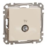 TV socket, for built-in use, beige color, Sedna, SDD112474