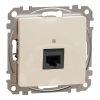 Computer socket, RJ45, beige, Sedna, SDD112451