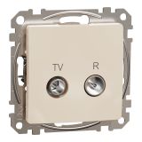 TV socket, for built-in use, beige color, Sedna, SDD112471R