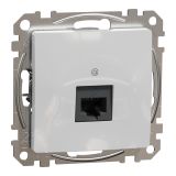 Computer socket, for built-in use, aluminum color, Sedna, SDD113451