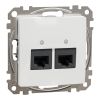 Computer socket, RJ45, white, Sedna, SDD111462