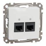Computer socket, for built-in use, white, Sedna, SDD111462